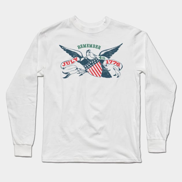 July 4th 1776 United States of America Long Sleeve T-Shirt by stayfrostybro